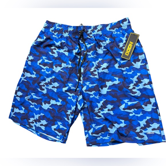 HODO men’s big & tall 3X swim shorts trunks draw string front NWT - Picture 2 of 7